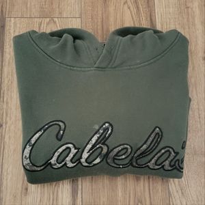 Cabelas green hoode Size L